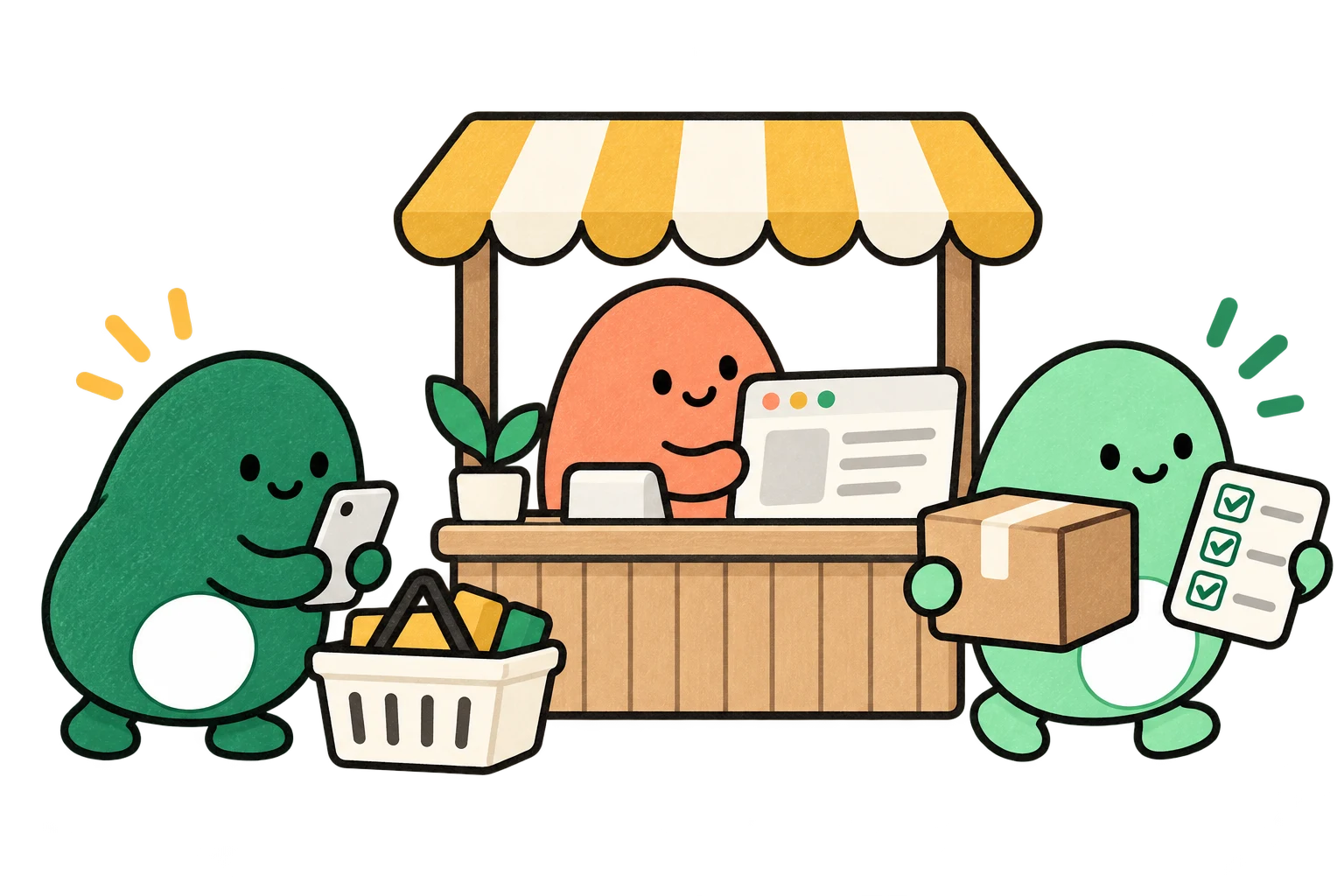 Lispa egg agents illustrate a smoother way to checkout for retail & ecommerce.