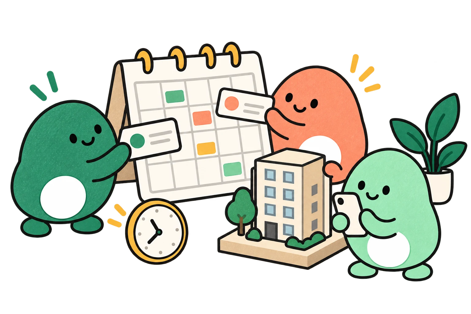 Lispa egg agents illustrate a viewing that stays booked for real estate & proptech.